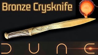 Making a Dune Crysknife 3D Print to Bronze [upl. by Analaf]