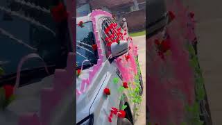 Wedding car Decoration bollywood weddingideas weddingdecoration wedding ing [upl. by Aitnwahs]