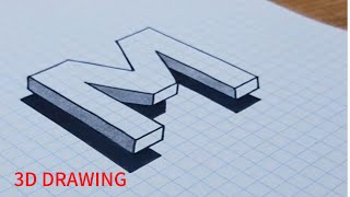 how to draw 3d drawingstep by stepeasy drawing [upl. by Lanctot]