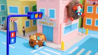 Pui Pui Molcar Driving School Dub Episode 1 the buildings are falling down [upl. by Ahseken]