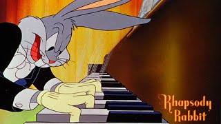 Rhapsody Rabbit 1946 Merrie Melodies Bugs Bunny Cartoon Short Film  Review [upl. by Fisch680]