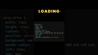 quotSmooth Loader Animation with HTML amp CSSquot coding learnhtml5andcss3 htmltutorial css [upl. by Adnorahc]