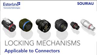 Locking Mechanisms Applicable to Connectors [upl. by Maitund]