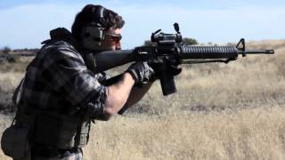 M16A4 clone hammered pair moving and shooting [upl. by Gresham]