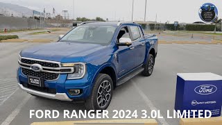 2024 FORD RANGER LIMITED 30L V6 DIESEL  PETROLERA 57 000  LATIN MOTOR SHOW  PERU [upl. by Oettam]