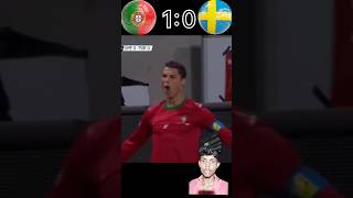 Full Video 🔥 Portugal vs Sweden 32 Ronaldo Hat trick  viral shorts short video CR7 Hattrick [upl. by Noscire]