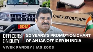 Posting Of IAS Officers in India  20 Years in Service  Roles amp Responsibility by IAS Vivek Pandey [upl. by Yrrad]