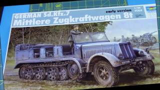 Trumpeters 135 Sdkfz 7 Early Version Part One [upl. by Ravid435]