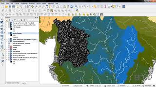 Détermination des caractéristiques physiques du Bassin Versant sur QGIS [upl. by Arodaeht]