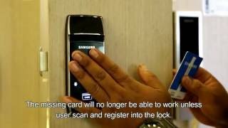 Samsung SHS 2320 Digital Lock Demo [upl. by Eniawd]