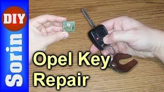 Opel Key Button Repair  Reparatie Cheie Opel [upl. by Novi]