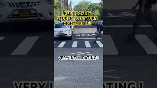 RED HOOK ROAD TEST LEFT TURNS students struggling to make 🤦🏽nyc driving drivinginstructor [upl. by Beal140]