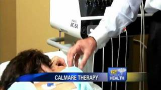 Dr Michael Cooney Talks About Calmare Therapy on News 12 [upl. by Ahsatan893]