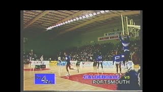 Calderdale v Portsmouth 1986 English Basketball Old school basketball 80s Go 4 It [upl. by Arita]