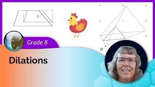 Geometric transformations the basics of dilations 8th grade math [upl. by Htiekram810]