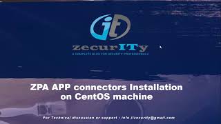 Deploy ZPA APP connectors on CentOS Server [upl. by Cassil]