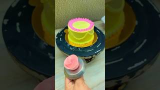 Cake making 2 liyer cake design shortvideo youtube dilshadcakechef [upl. by Enyrehtak]