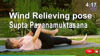 Supta Pavanamuktasana Strengthen Your Spine Relieve Digestion Issues amp Support Reproductive Health [upl. by Jessy]