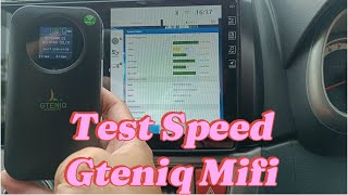 Test Speed 5g Modem Gteniq Mifi Area Kulai [upl. by Levi]