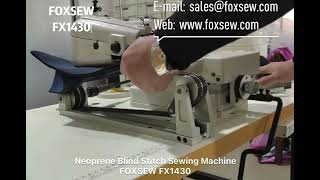 Neoprene Blind Stitch Sewing Machine [upl. by Alleras]