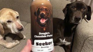 DOUGIES CHOCOLATE PORTER  Seeker Brewing Unanderra NSW Australia  Live Craft Beer Review [upl. by Bulley]