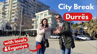 Mustsee places in 📌Durres A Locals Guide Visiting Albania with Evgeniya from Coachsurfing [upl. by Jerrilyn773]