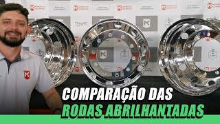 Diferenças das Rodas de Alumínio Polidas Alto Brilho  Mundo do Caminhão [upl. by Sheley]