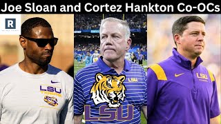 LSU Promotes Joe Sloan and Cortez Hankton As CoOffensive Coordinators  LSU Tigers Football [upl. by Anirtap972]