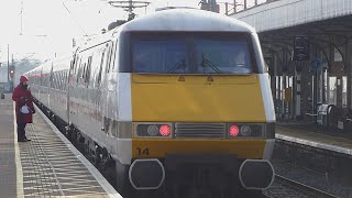 Nonstop trains at Newark Northgate 15022023 [upl. by Aicilehp]