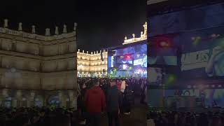 ¡Directo Comienza el Fin de Año Universitario 2023 en la Plaza Mayor de Salamanca 🎉😍 🕛🍇 ¡ [upl. by Head]