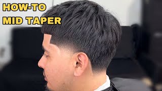 EASY Barber Tutorial💈 STEPBySTEP Mid Taper fade [upl. by Keven]