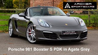 Boxster 981S PDK Walkaround  Archer Sportscars [upl. by Melamie]