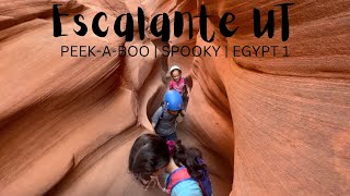 Escalante Canyoneering  PEEKABOO  SPOOKY  EGYPT 1 [upl. by Arihay752]