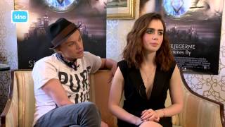 kino TV  Interview with Lily Collins and Jamie Campbell Bower [upl. by Lorens988]