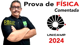 UNICAMP 2024 1a fase  Comentário da prova de Física [upl. by Verine747]