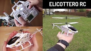 VOLO con ELICOTTERO RADIOCOMANDATO Ultradrone SUPER STABILE [upl. by Nylak]