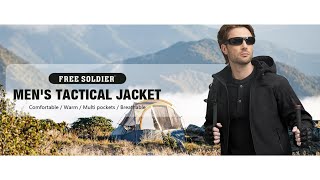 CACHALOT Mens Waterproof Softshell Hiking Jacket [upl. by Heid184]