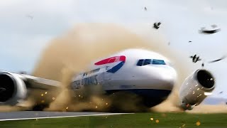 British airways flight 38  incidents animation [upl. by Culliton842]