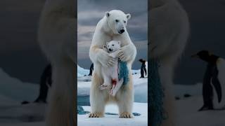 A heartfelt story about a little polar bear polarbearRessue arcticanimals sealife [upl. by Trebron220]