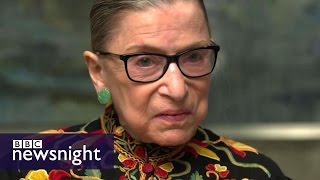 Justice Ruth Bader Ginsburg rare interview Its not the best of times  BBC Newsnight [upl. by Tymothy]