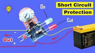 12v Battery Short Circuit Protection Battery Charging protection circuit [upl. by Jenelle]