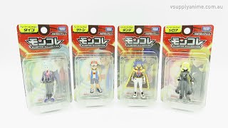 Pokemon Trainers Moncolle Collection Figures Ash Cynthia Steven Leon TAKARA TOMY 2022 [upl. by Acinomaj]