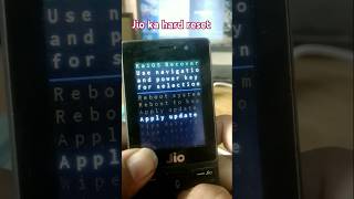 Jio phone ka hard reset facttechz [upl. by Swigart]