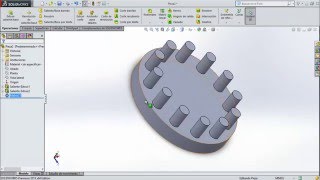 Tutorial de solidworksCurso Matriz lineal y Matriz circular 10 [upl. by Macegan132]