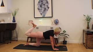 Hip Release on the Mat  Peachy Pilates [upl. by Anoiek]