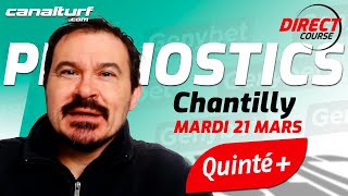 QUINTE du Mardi 21 mars 2023 et courses PMU  En partenariat avec GenybetTurf [upl. by Eimmij]