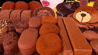 ASMR MUKBANG｜DUBAI CHOCOLATE PARTY ICE CREAM MOCHI TICO CAKE 이웃집 통통이 두바이 초콜릿 아이스크림 케이크 초코떡 먹방 [upl. by Aiekahs]