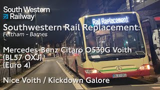 Nice Voith  Kickdown Galore  SWR Rail Rep  BL57 OXJ  MercedesBenz Citaro O530G Voith [upl. by Aicinoid754]