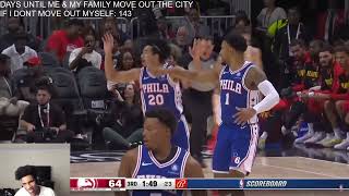 PJayy Reacts to the Atlanta Hawks vs the Philadelphia 76ers [upl. by Bushweller20]