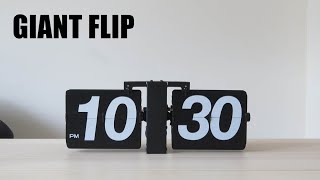 Flip Clock No Case Scandinavian Minimal Wall Clock for Living Room [upl. by Eneryc]